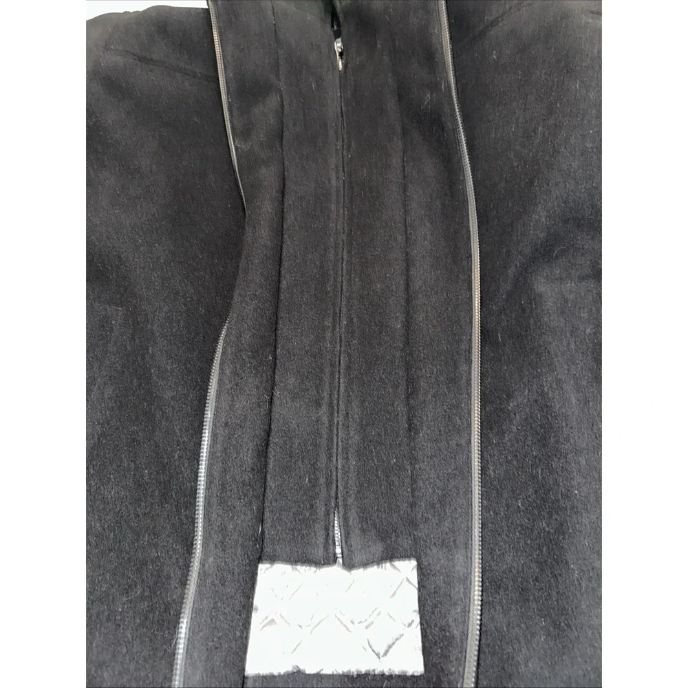 Calvin Klein Double Layer Black Wool Coat Men's Size XL - Double‎ Zip